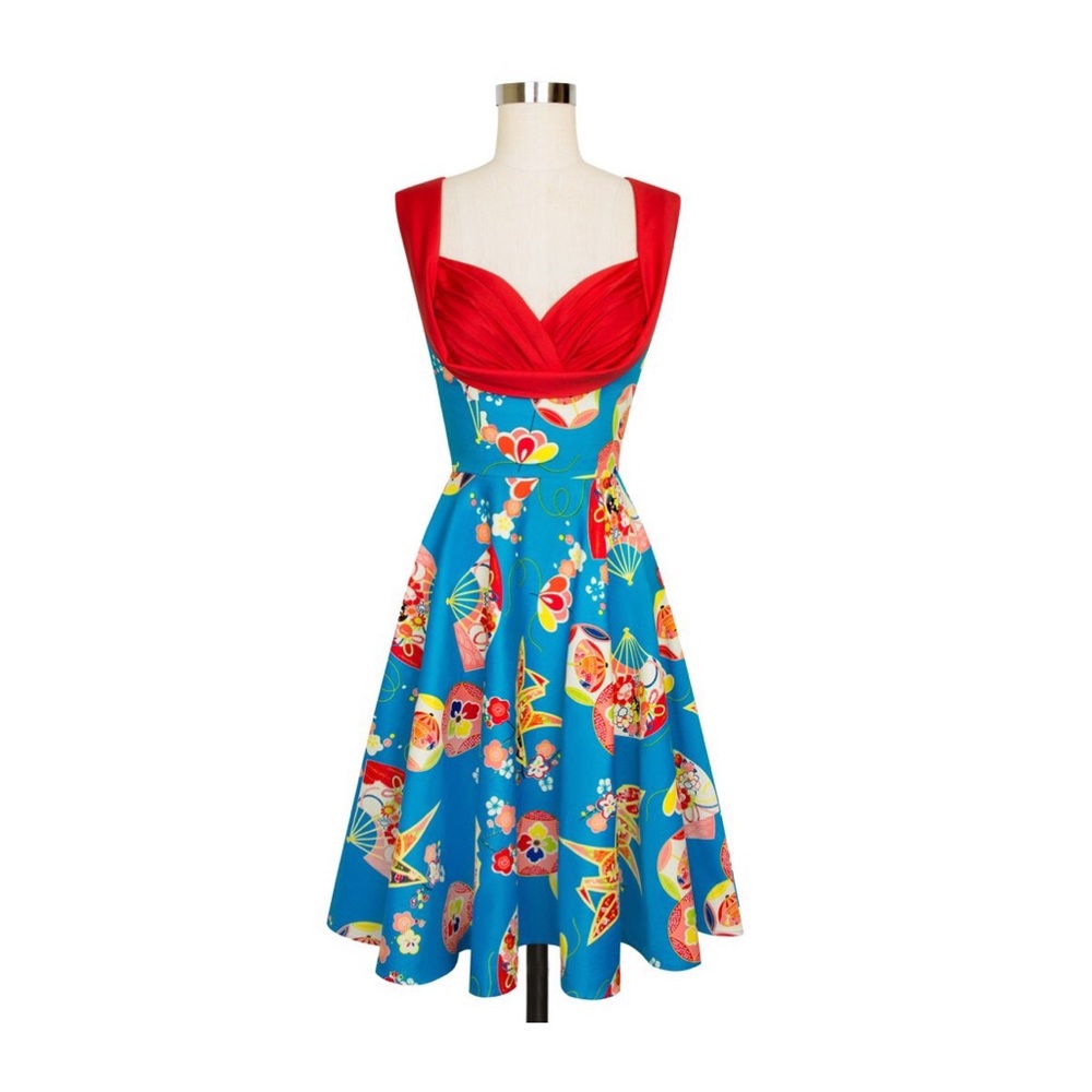 Trashy Diva Geisha Fans Honey dress